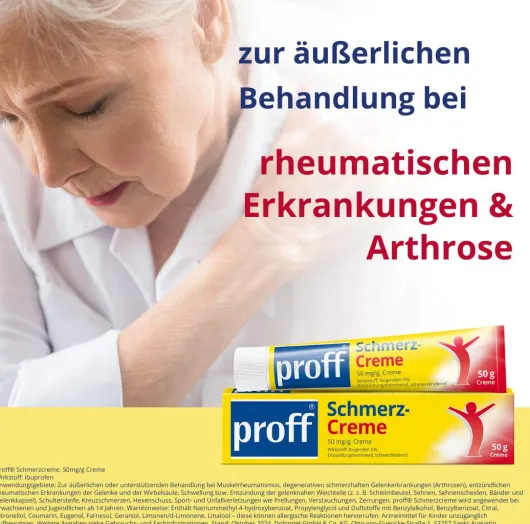 Proff Schmerzcreme 5% 50 g