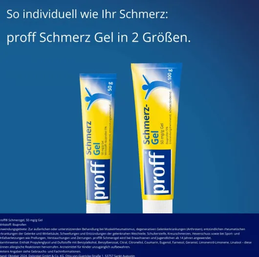 Proff Schmerzgel 100 g