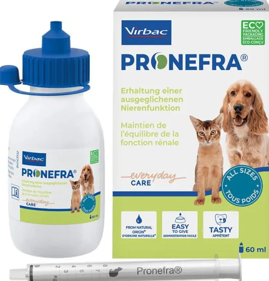 Pronefra Diät - Ergänzungsfuttermittel für Kleintiere 60 ml Flüssigkeit