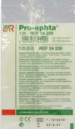 Pro Ophta 1 Augenverband S Groß 34229