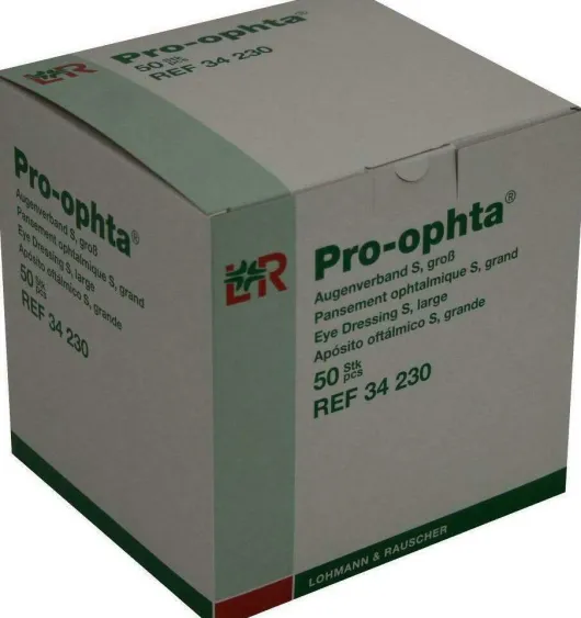 Pro Ophta 50 Augenverbände S Groß 34230