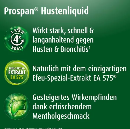 Prospan Hustenliquid mit Mentholgeschmack 105 ml