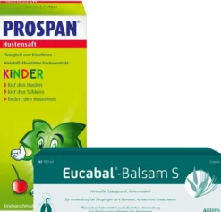 Prospan Hustensaft 200 ml Saft + Eucabal Balsam S 100 g