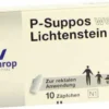 P-Suppos Weiß Lichtenstein 10 Zäpfchen
