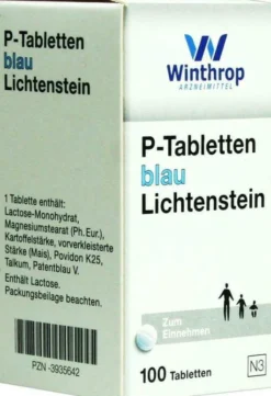 P Tabletten Blau Lichtenstein 100 Stück