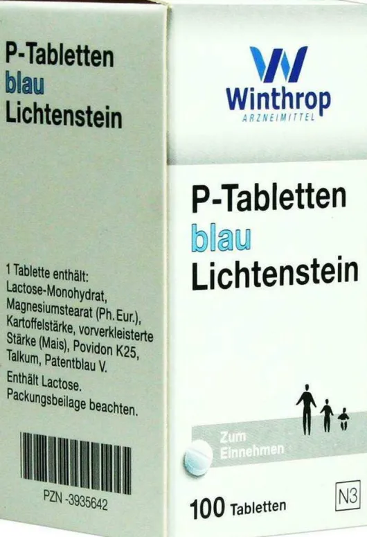 P Tabletten Blau Lichtenstein 100 Stück