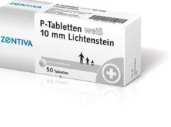 P Tabletten Weiß 10 mm 50 Tabletten