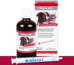 Pulmo Alfa Für Hunde und Katzen Ergänzungsfuttermittel 100 ml