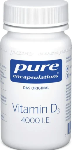Pure Encalsulations Vitamin D3 4000 I.E. 60 Kapseln