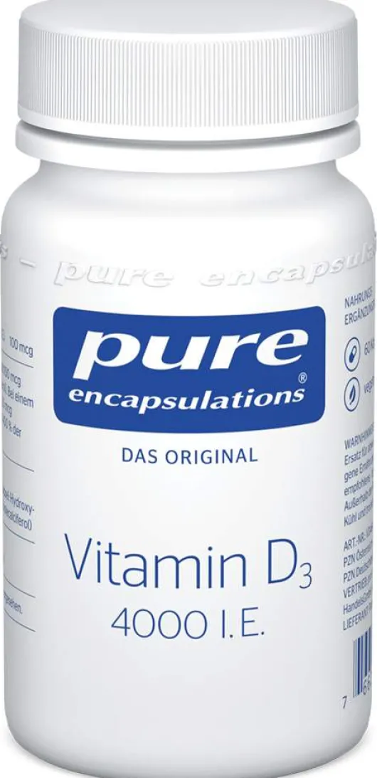 Pure Encalsulations Vitamin D3 4000 I.E. 60 Kapseln