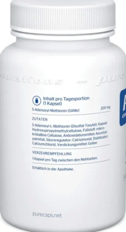 Pure Encap Same S - Adenosyl -Methionin 60 Kapseln
