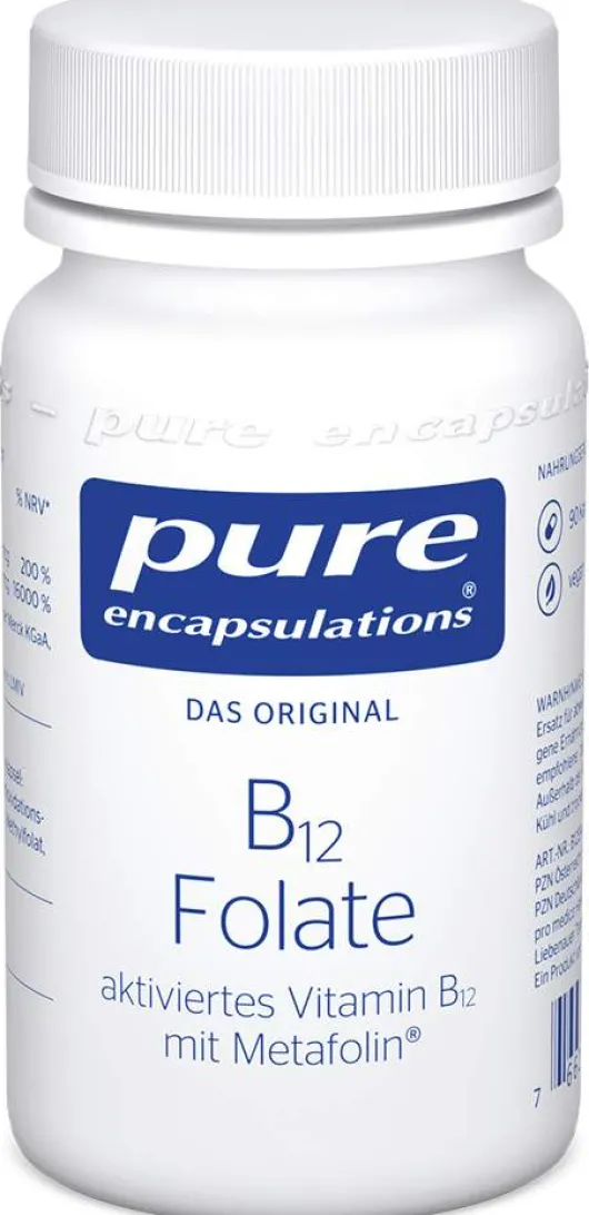 Pure Encaps B12 Folate 90 Kapseln