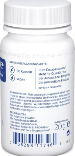 Pure Encaps B12 Folate 90 Kapseln