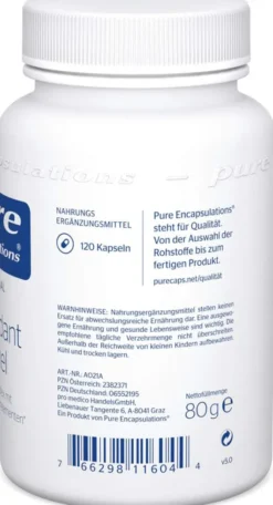 Pure Encapsulations Antioxidant Formel 120 Kapseln