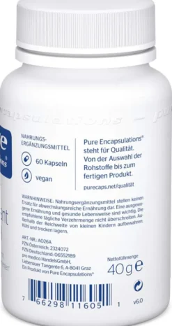 Pure Encapsulations Antioxidant Formel Kapseln 60 Kapseln