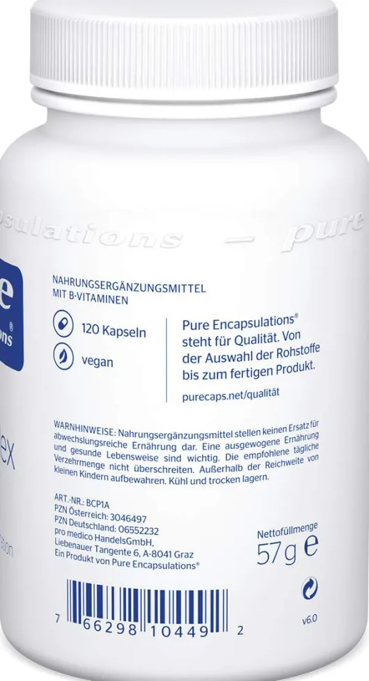 Pure Encapsulations B Complex Plus 120 Kapseln