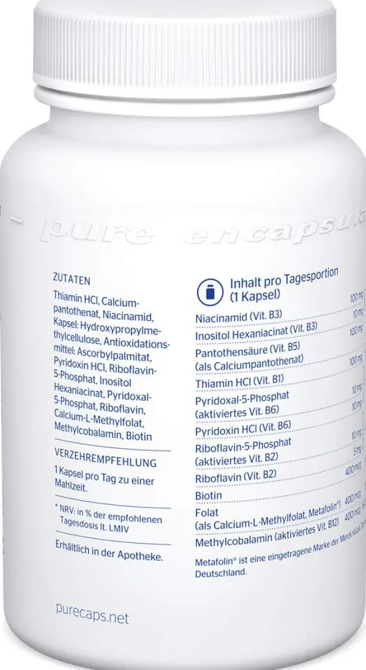 Pure Encapsulations B Complex Plus 120 Kapseln
