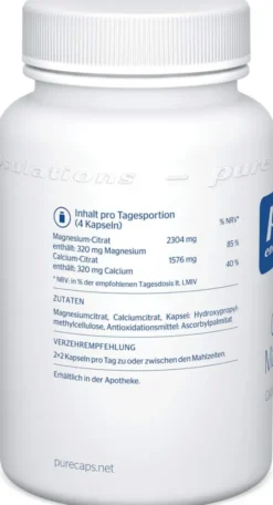 Pure Encapsulations Calcium Magnesium 90 Kapseln