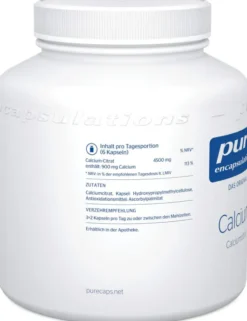 Pure Encapsulations Calciumcitrat 180 Kapseln