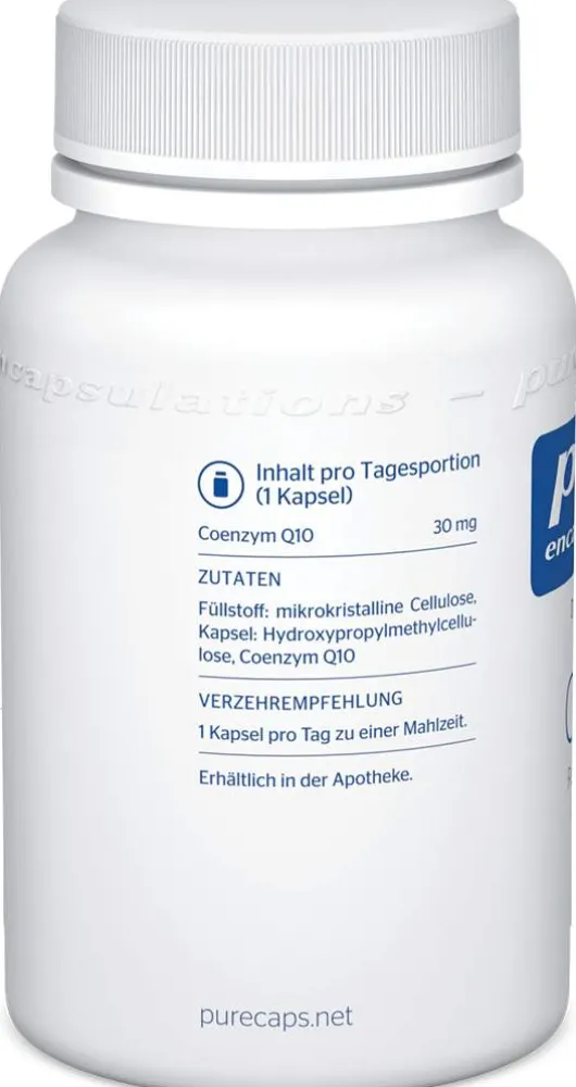 Pure Encapsulations Coenzym Q10 30 mg 120 Kapseln