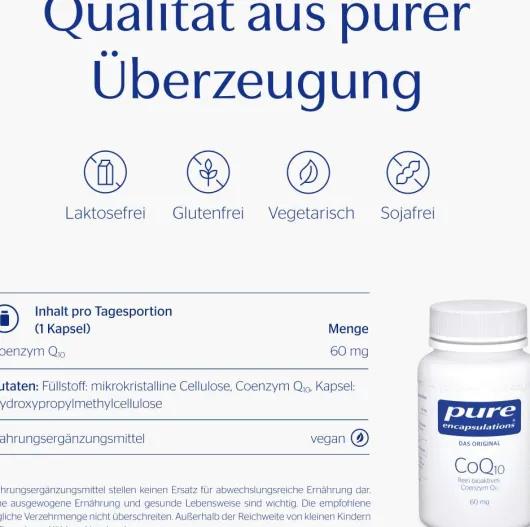 Pure Encapsulations Coq10 60 mg 120 Kapseln