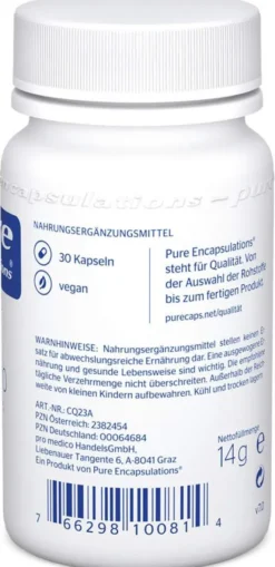Pure Encapsulations Coq10 250 mg 30 Kapseln