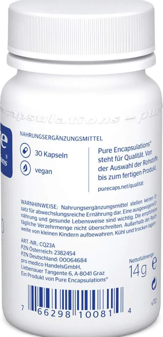 Pure Encapsulations Coq10 250 mg 30 Kapseln