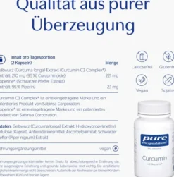 Pure Encapsulations Curcumin Mit Bioperine 120 Kapseln
