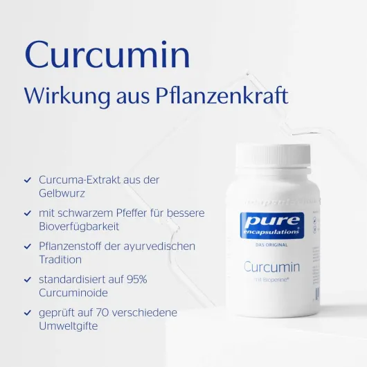 Pure Encapsulations Curcumin Mit Bioperine 120 Kapseln