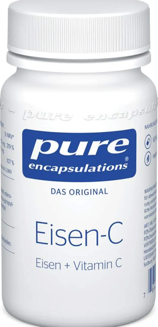 Pure Encapsulations Eisen C 60 Kapseln
