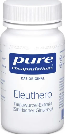 Pure Encapsulations Eleuthero 0,8 % 60 Kapseln