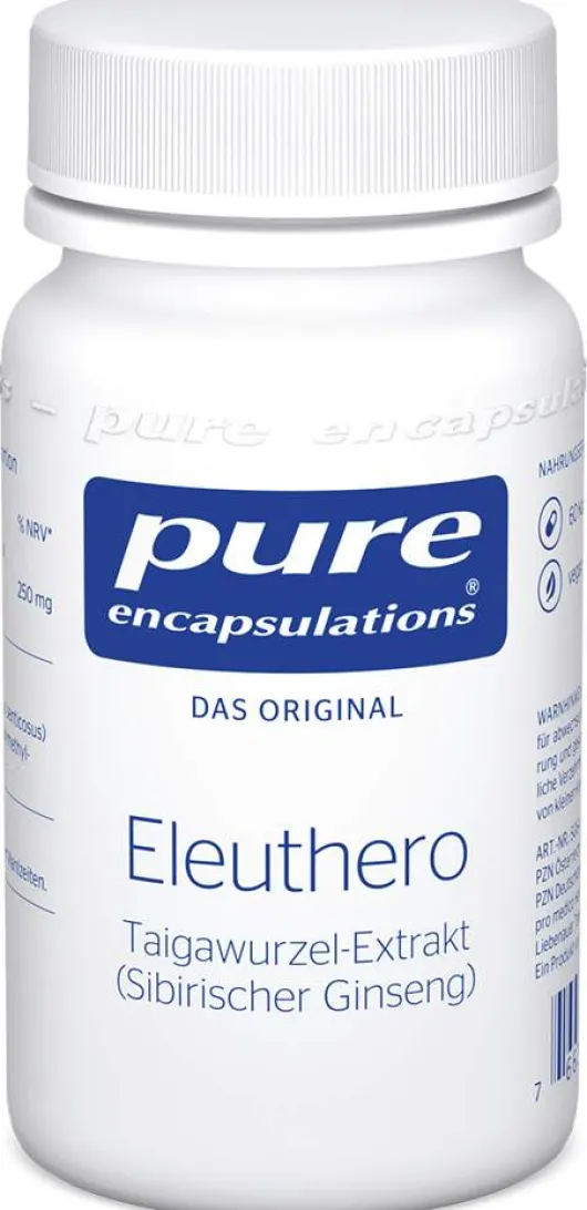 Pure Encapsulations Eleuthero 0,8 % 60 Kapseln