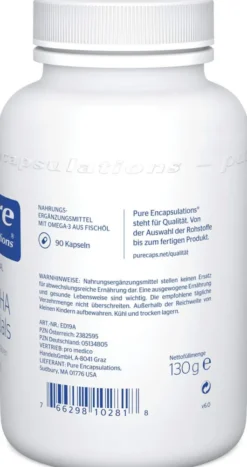 Pure Encapsulations Epa Dha Essentials 1000 mg 90 Kapseln