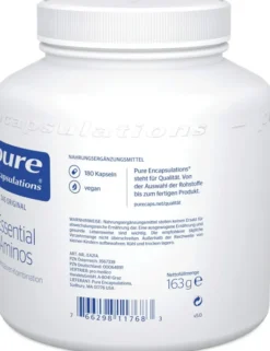 Pure Encapsulations Essential Aminos 180 Kapseln