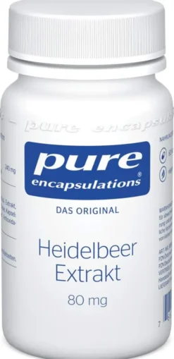 Pure Encapsulations Heidelbeer Extrakt 80 mg 60 Kapseln