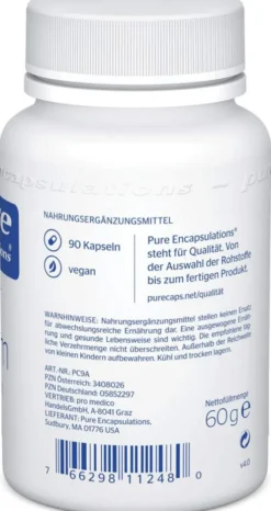 Pure Encapsulations Kalium Kaliumcitrat 90 Kapseln