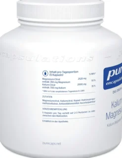 Pure Encapsulations Kalium Magnesium Citrat 180 Kapseln