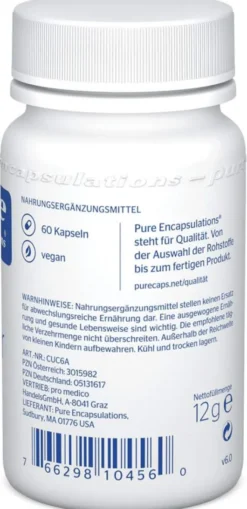 Pure Encapsulations Kupfer Kupfercitrat 60 Kapseln