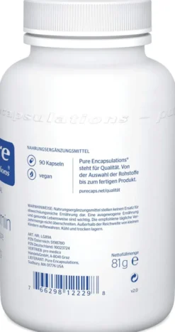 Pure Encapsulations L-Glutamin 850 mg 90 Kapseln