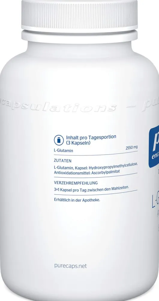 Pure Encapsulations L-Glutamin 850 mg 90 Kapseln