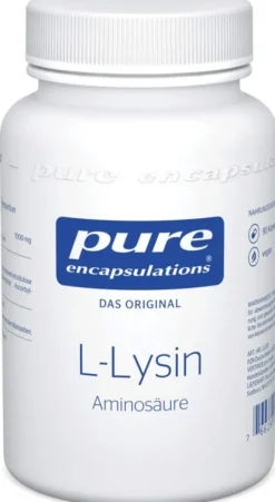 Pure Encapsulations L-Lysin Kapseln 90 Kapseln