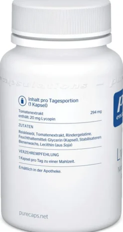 Pure Encapsulations Lycopene 20 mg 60 Kapseln