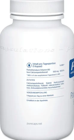Pure Encapsulations Pantothensäure Kapseln 90 Kapseln