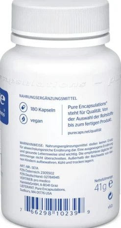Pure Encapsulations Selen Selenmethionin 180 Kapseln