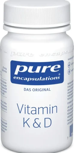 Pure Encapsulations Vitamin K & D 60 Kapseln