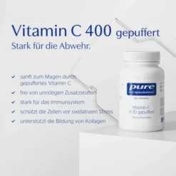 Pure Encapsulations Vitamin C 400 Gepuffert 90 Kapseln
