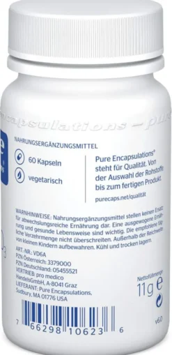 Pure Encapsulations Vitamin D3 400 I.E. 60 Kapseln