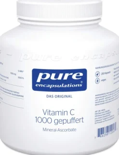 Pure Encapsulations Vitamin C 1000 Gepuffert 250 Kapseln