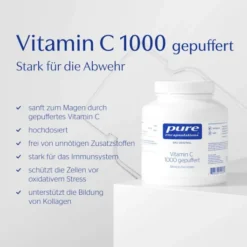 Pure Encapsulations Vitamin C 1000 Gepuffert 250 Kapseln