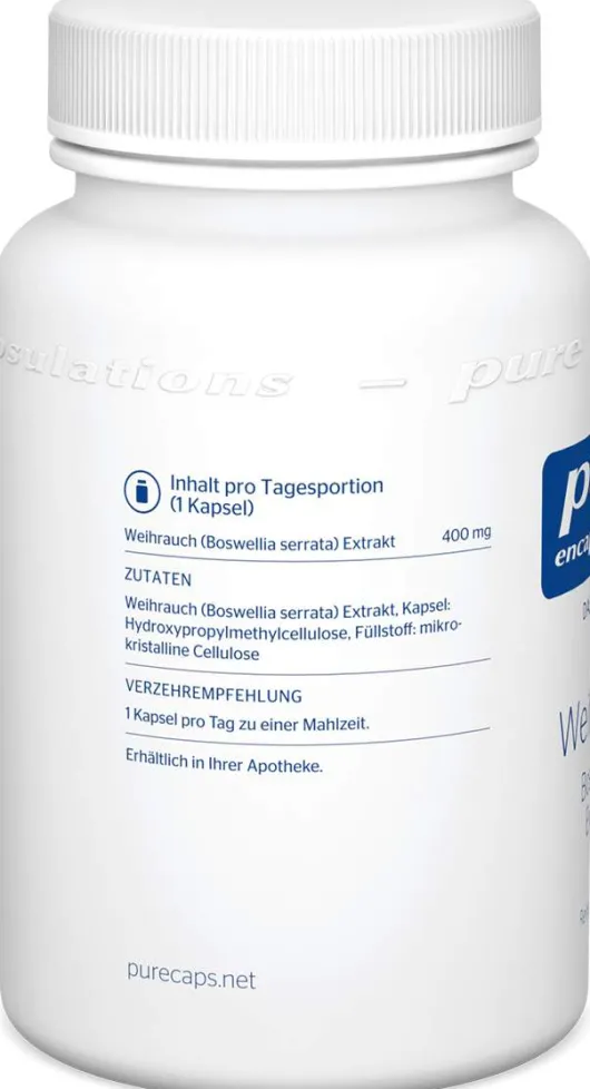 Pure Encapsulations Weihrauch Boswellia Extrakt 60 Kapseln